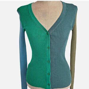 Staud Cargo Fern Multi Cardigan sz Small